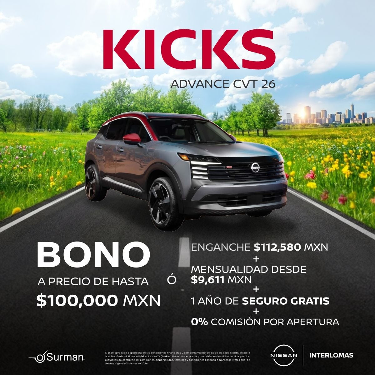 ESTRENA UN NISSAN NEW KICKS